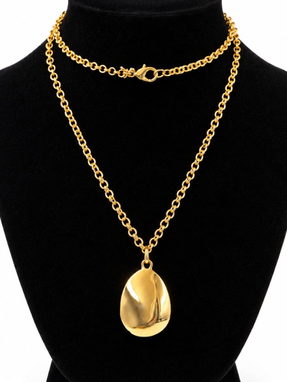 Ann Taylor Gold Tone 30" Pendant Necklace